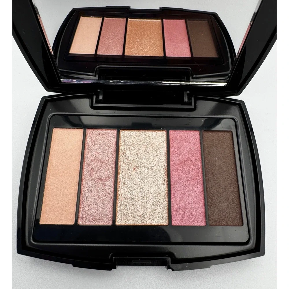 Rare Lancome Loves Women WARM Color Design Eyeshadow Palette 5 Pan Mini New Vtg